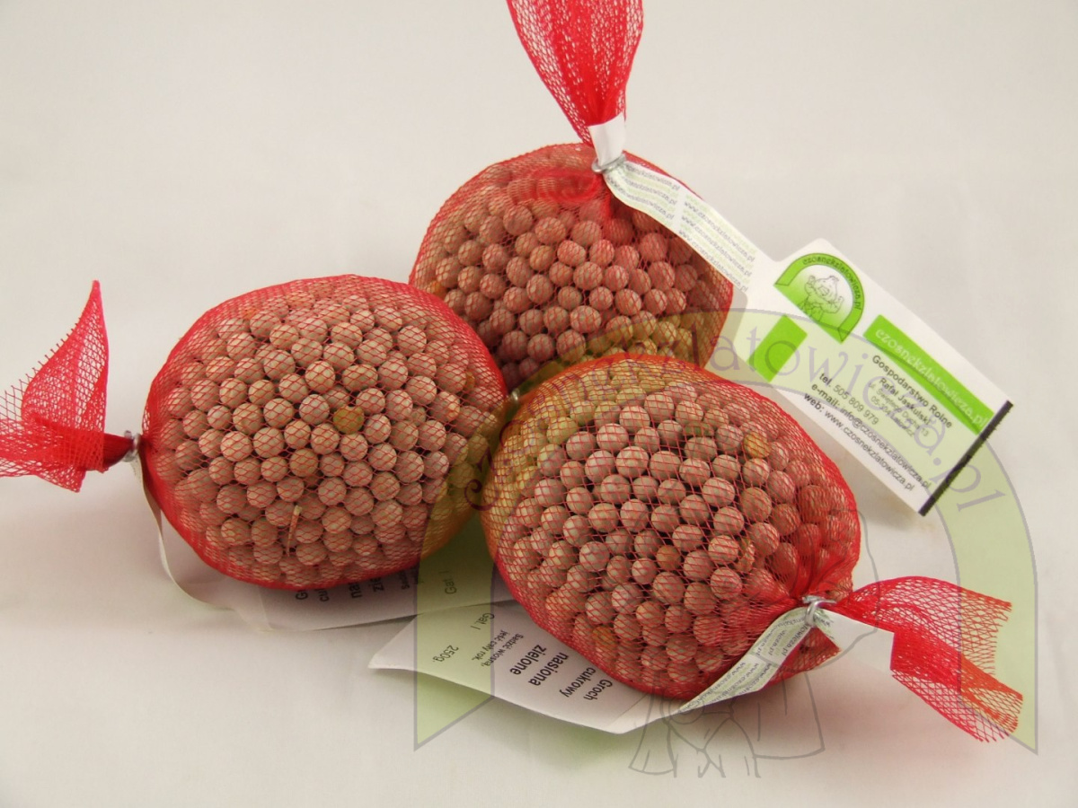 Groch cukrowy nasiona zielone 250g Groch cukrowy nasiona zielone 250g