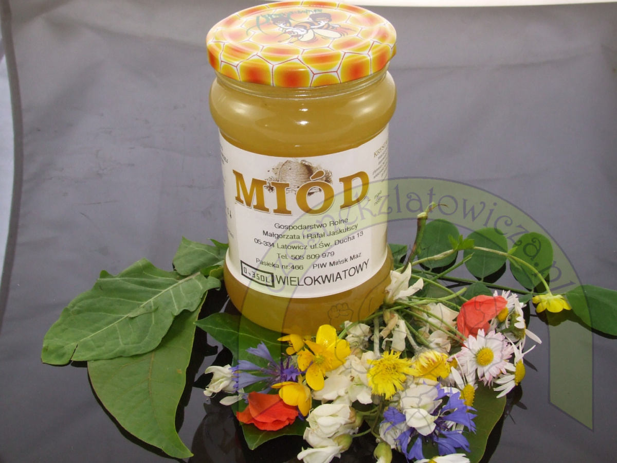 Miód wielokwiatowy - 400 gram Miód wielokwiatowy - 400 gram