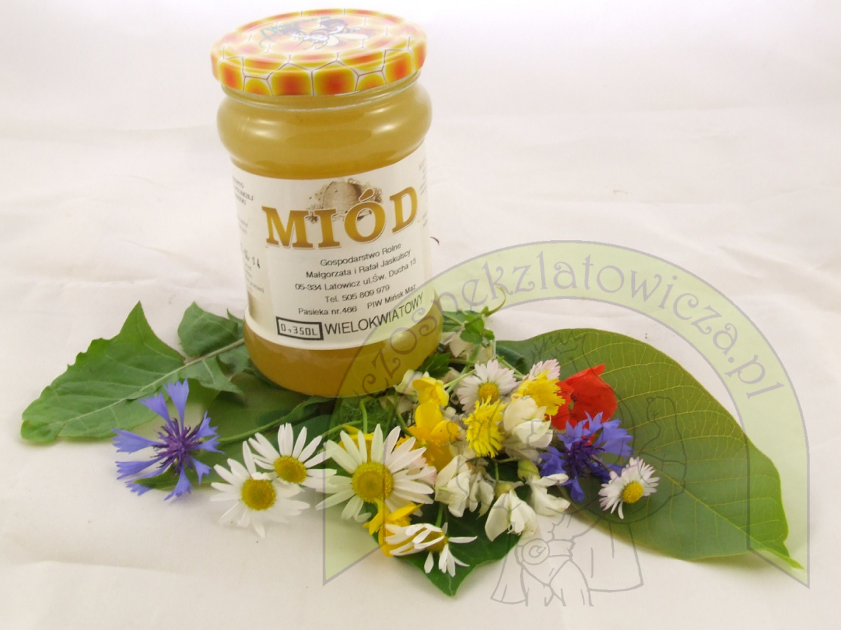 Miód wielokwiatowy - 400 gram Miód wielokwiatowy - 400 gram
